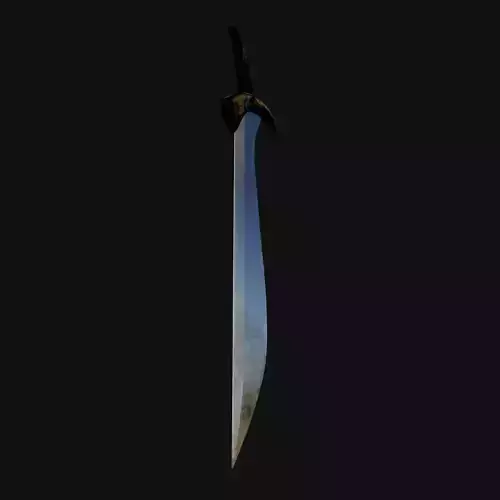Divine Excalibur Legendary 3D Model Sword of Virtuous Might 3D model