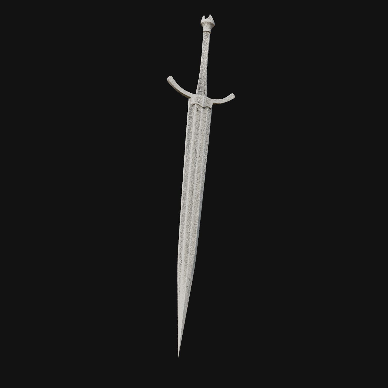 Cosmic Sovereign Majestic 3D Model Sword of Virtual Authority 3D model_9