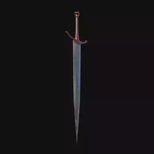 Cosmic Sovereign Majestic 3D Model Sword of Virtual Authority