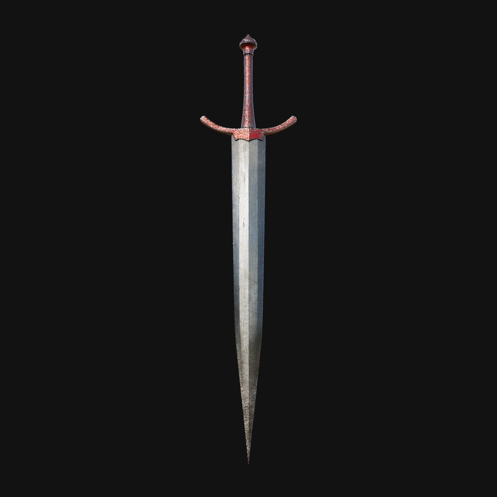 Cosmic Sovereign Majestic 3D Model Sword of Virtual Authority 3D model_2