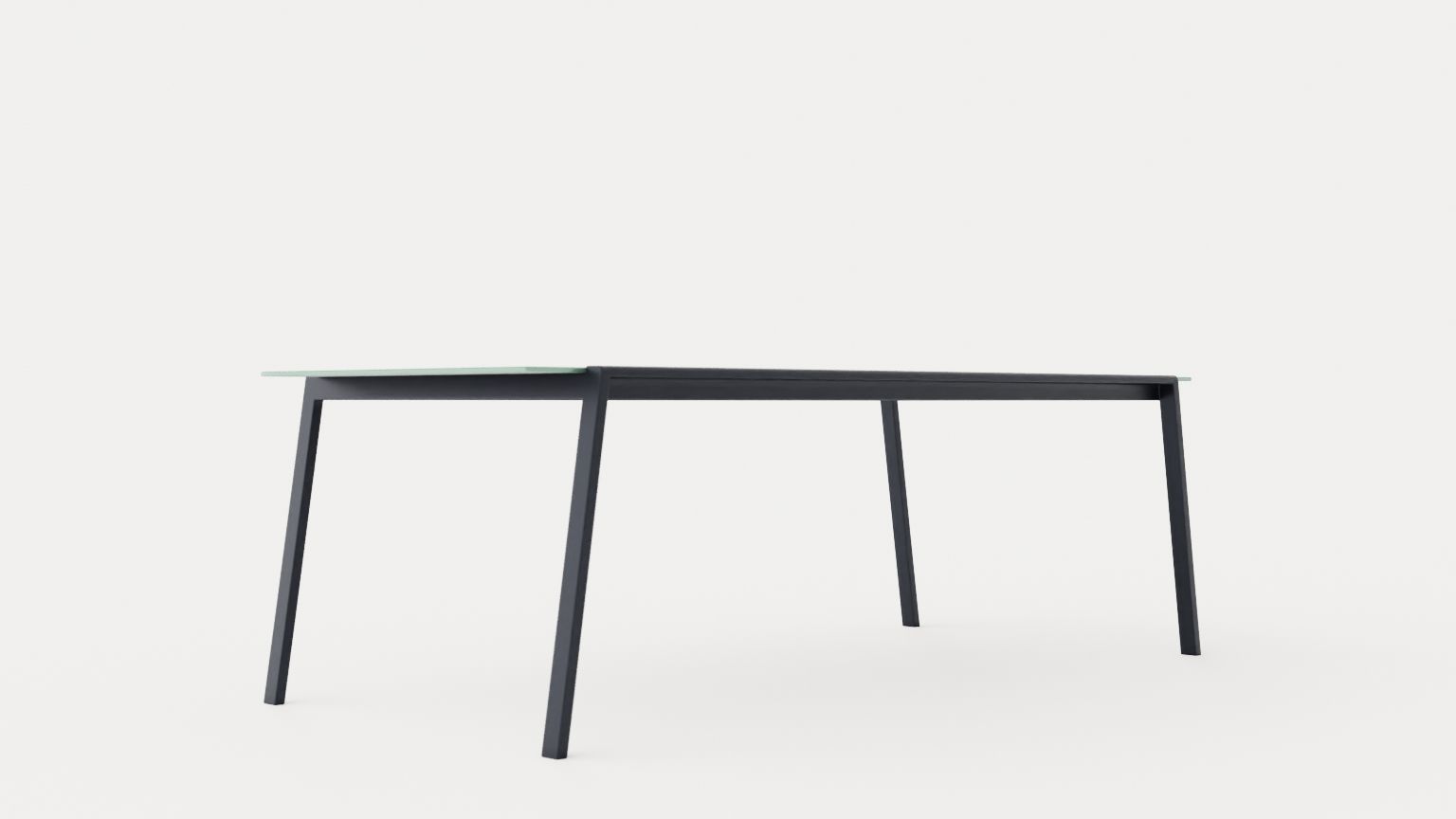 Lyra Dining Table Low-poly 3D model_1
