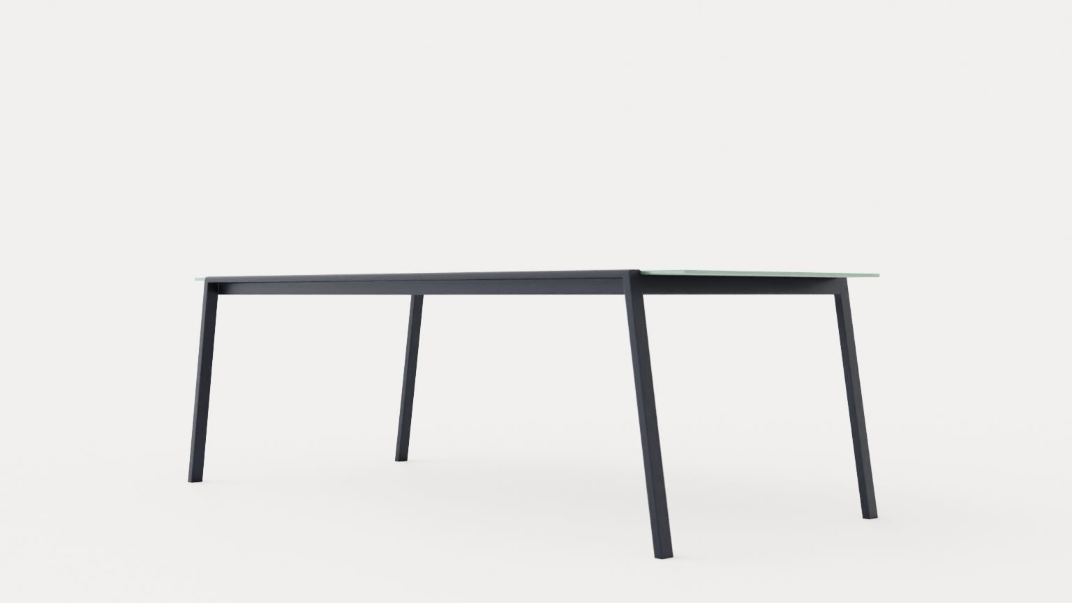 Lyra Dining Table Low-poly 3D model_3