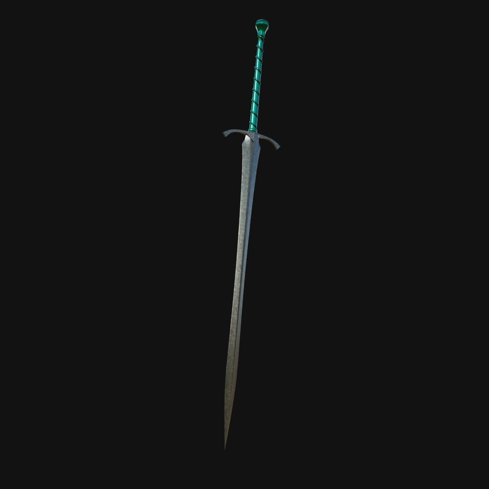 Celestial Guardian Radiant 3D Model Sword of Cosmic Might 3D model_5