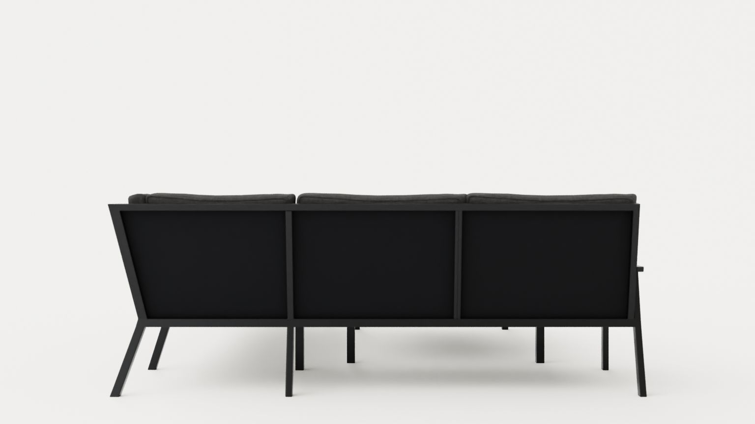 Rana sofa set Low-poly 3D model_4