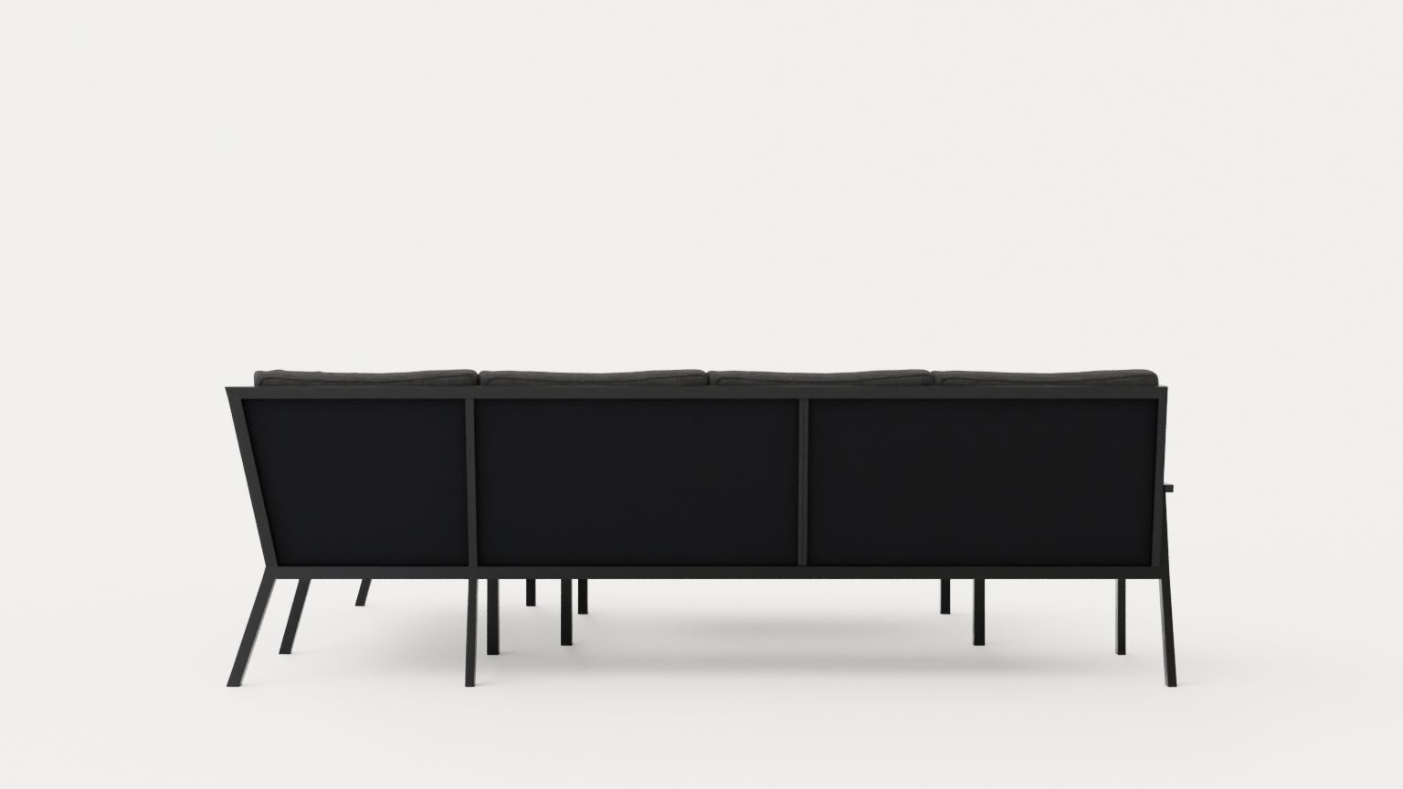 Rana sofa set Low-poly 3D model_4