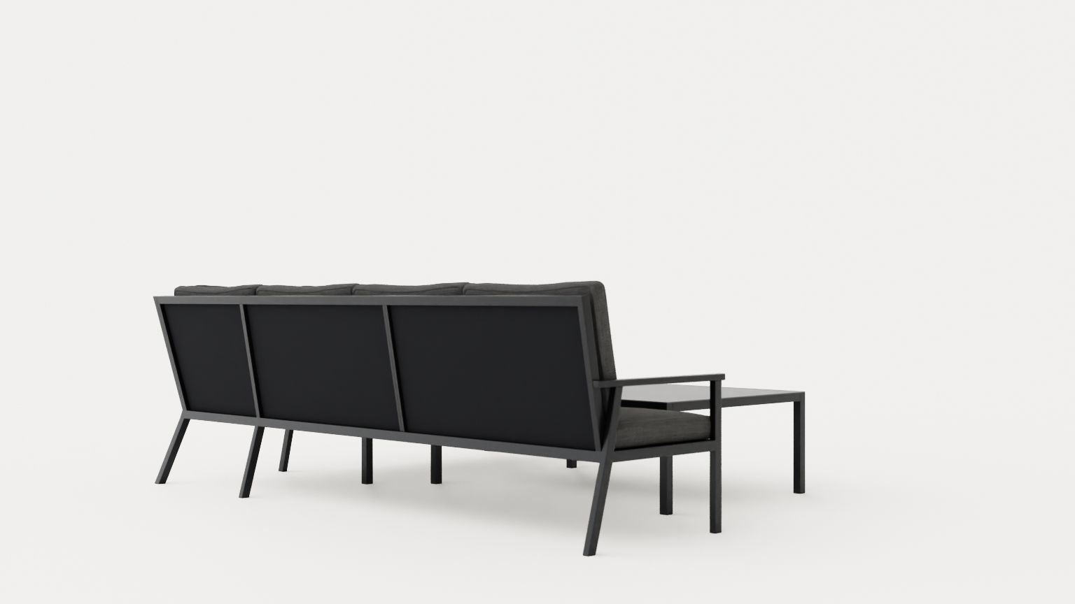 Rana sofa set Low-poly 3D model_3