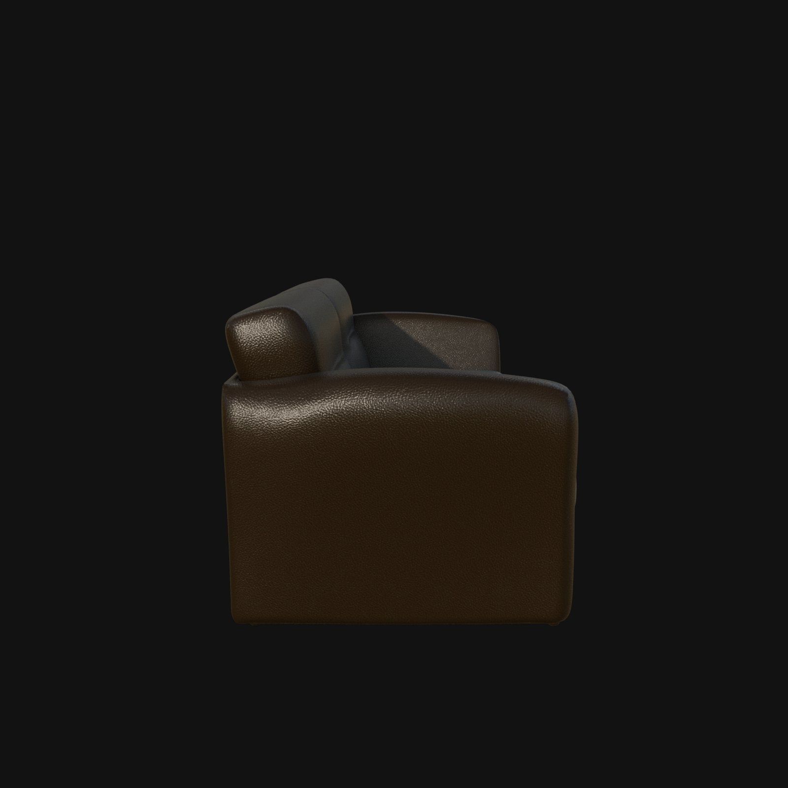 blue brown two seater sofa 3d model 3D model_7