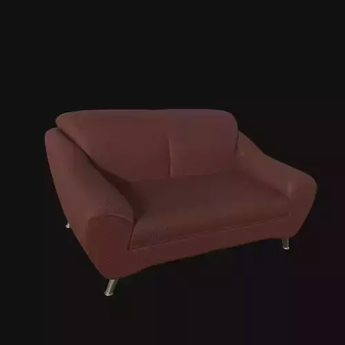 3d Sits Mynta Brown Leather Sofa