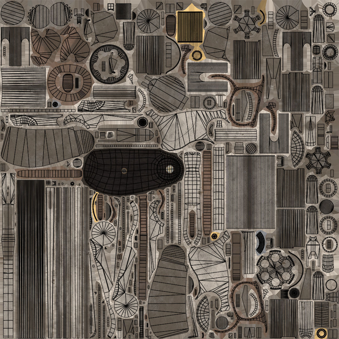 Revolver 02 Generic Silver All PBR Unity UE Textures Low-poly 3D model_43