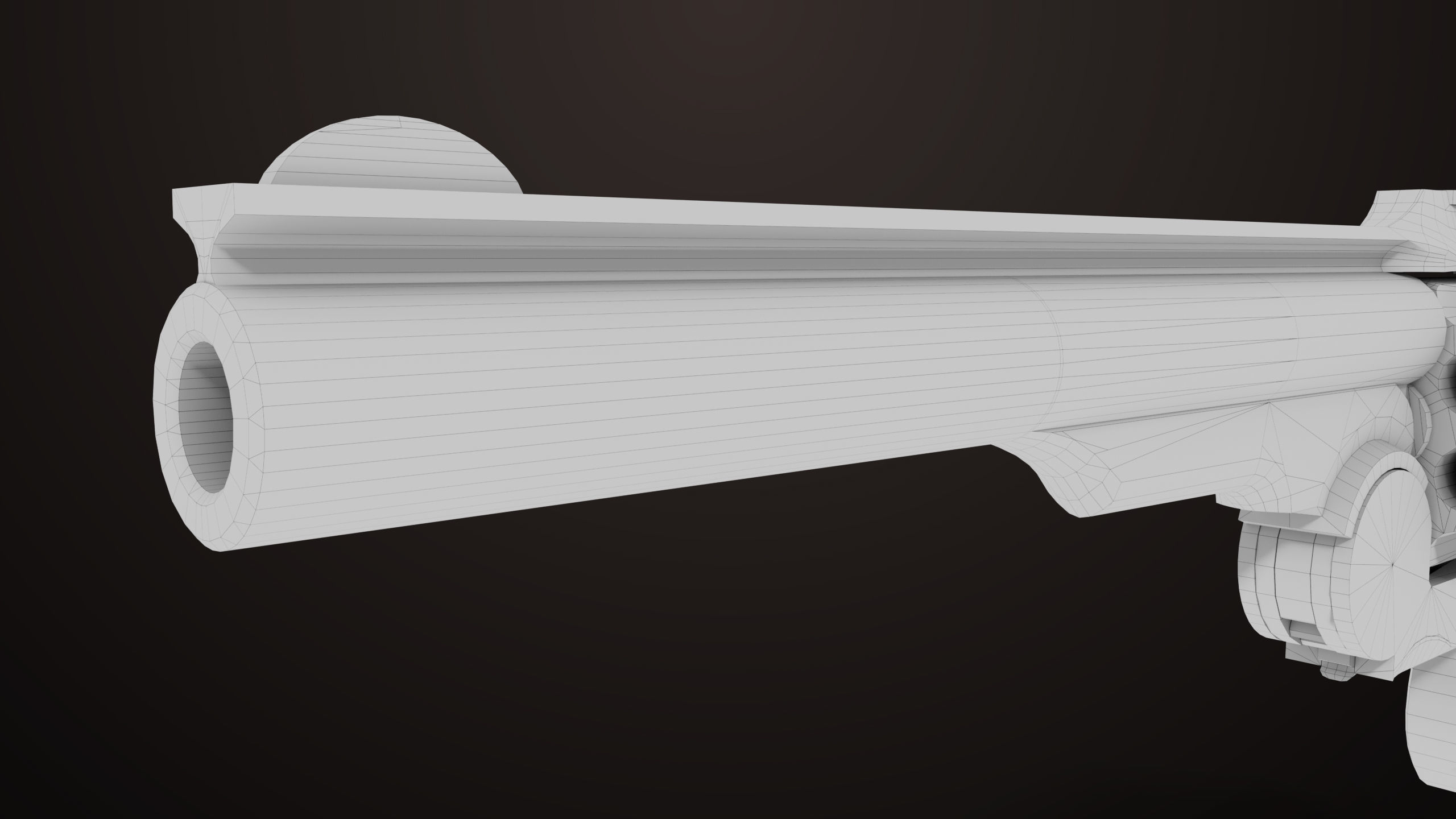 Revolver 02 Generic Silver All PBR Unity UE Textures Low-poly 3D model_37