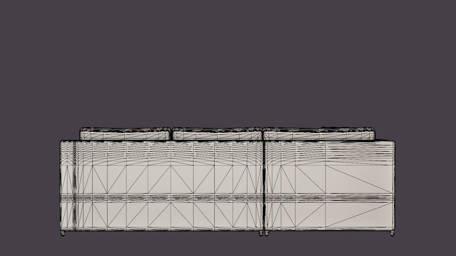 Glendon sofa set Low-poly 3D model_5