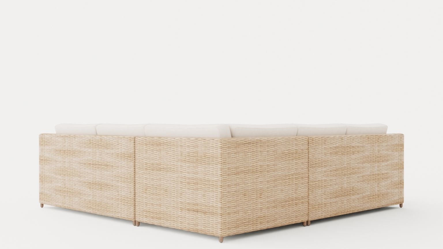 Glendon sofa set Low-poly 3D model_3