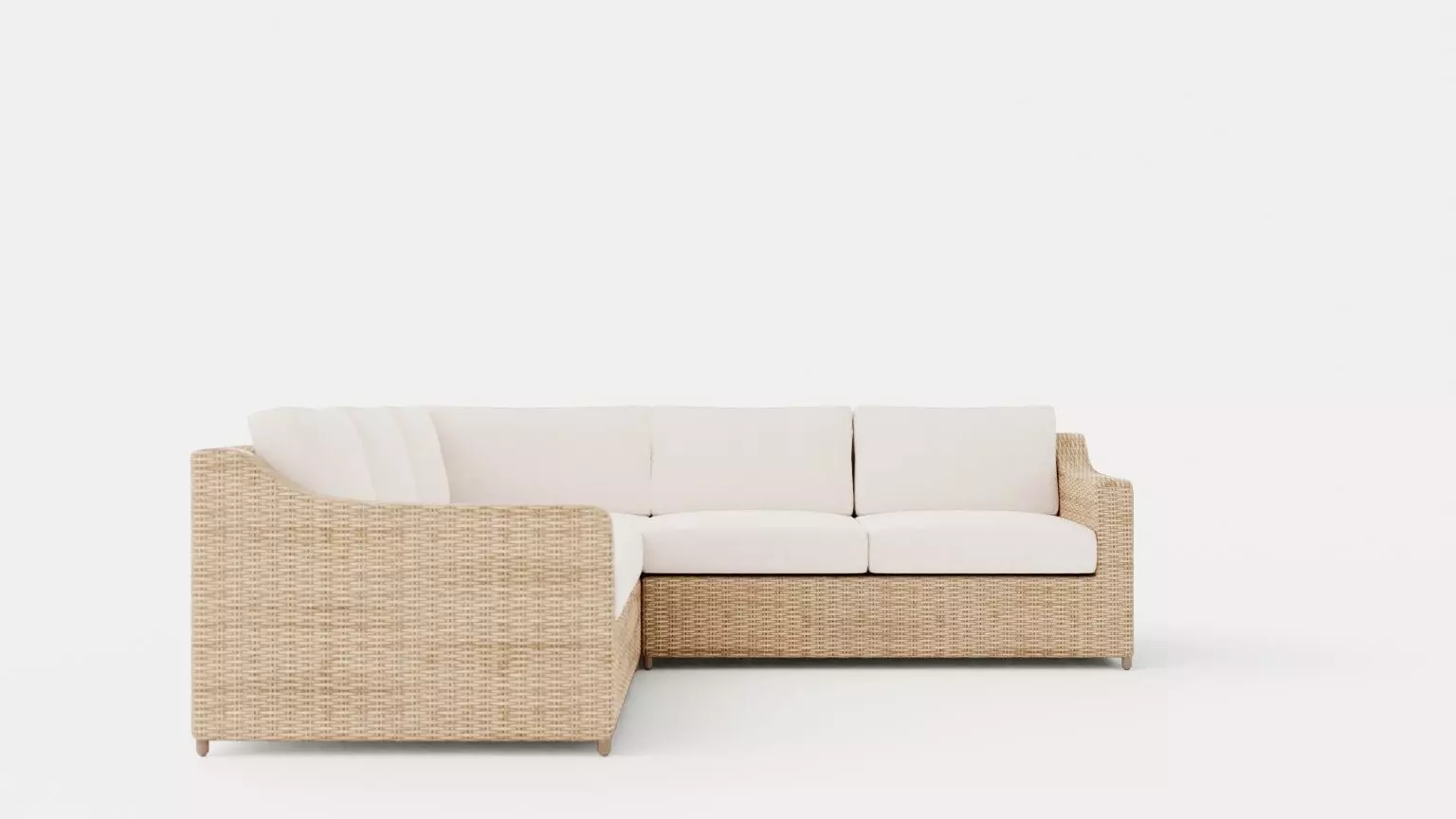 Glendon sofa set Low-poly 3D model_0