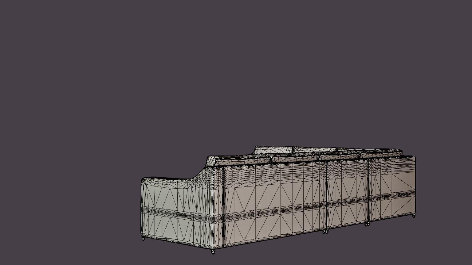 Glendon sofa set Low-poly 3D model_6