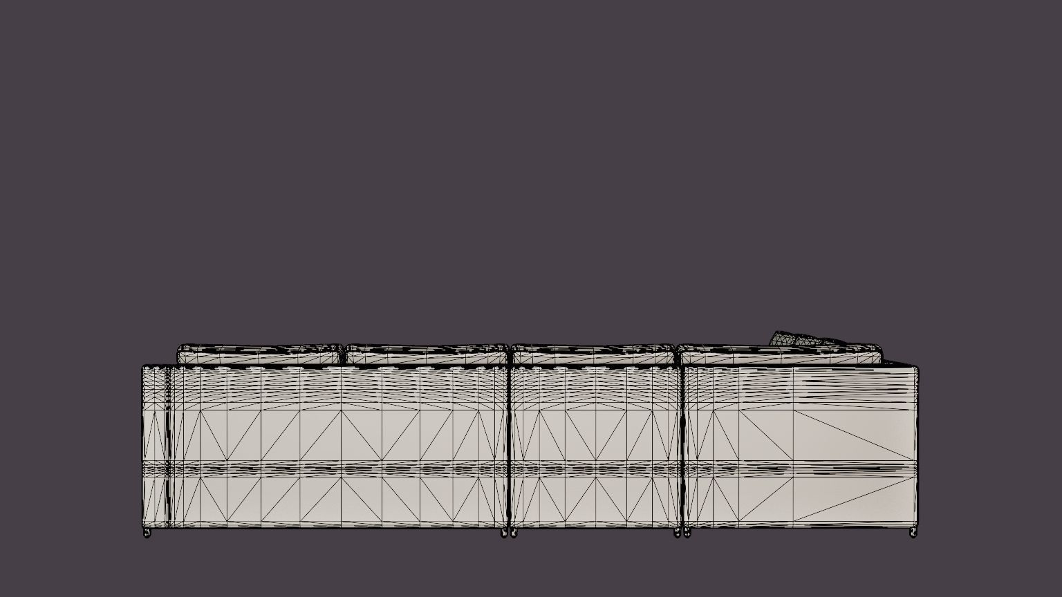 Glendon sofa set Low-poly 3D model_5