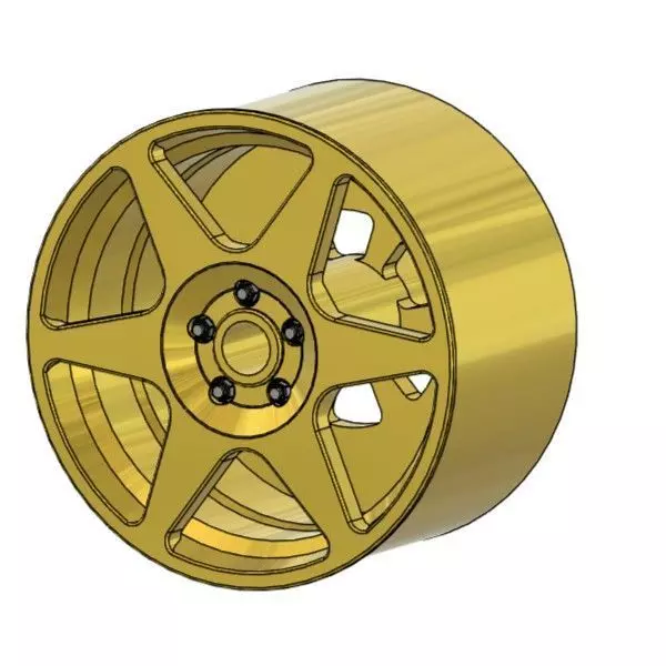 FIFTEEN52 EVO RIMS FOR DIECAST 64 SCALE 3D print model_0