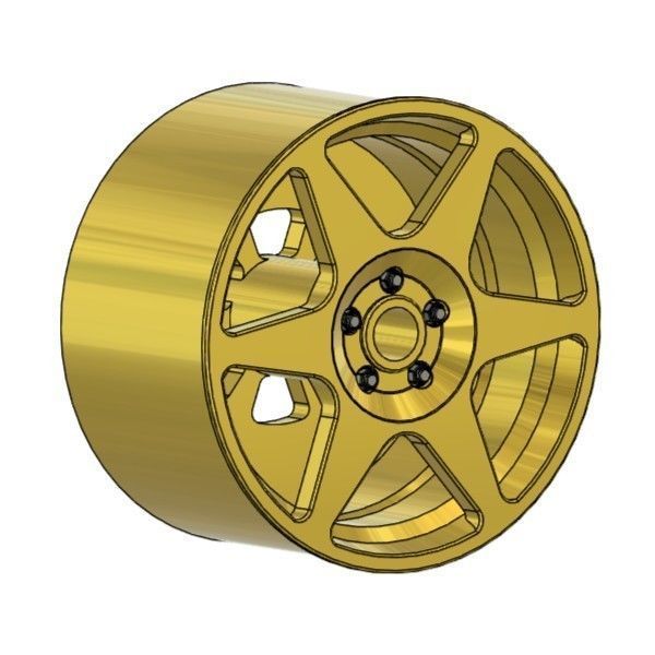 FIFTEEN52 EVO RIMS FOR DIECAST 64 SCALE 3D print model_1