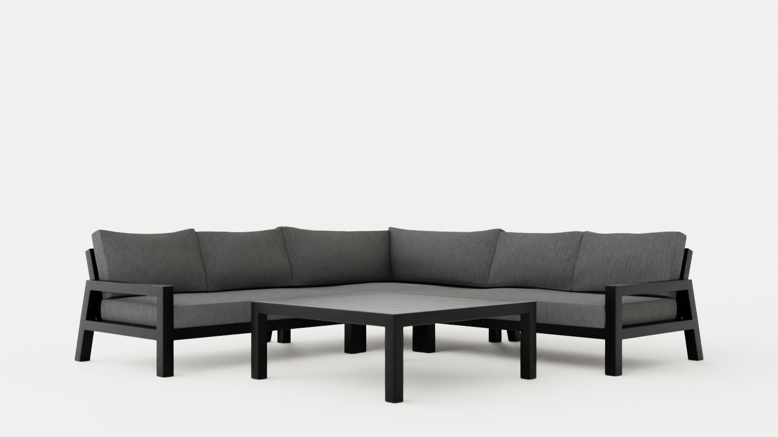 Stettler sofa set Low-poly 3D model_1