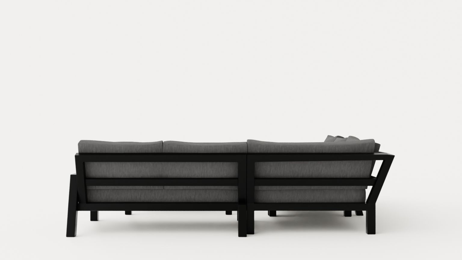 Stettler sofa set Low-poly 3D model_4