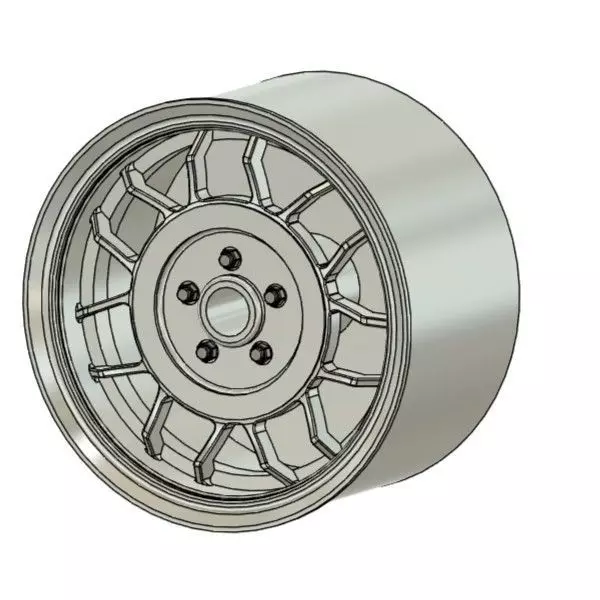 FIFTEEN52 SNOWFLAKE RIMS FOR DIECAST 64 SCALE 3D print model