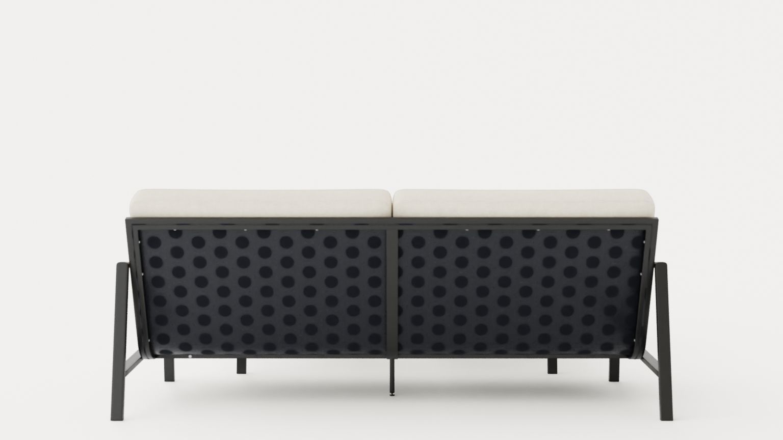 Lyra sofa set Low-poly 3D model_3