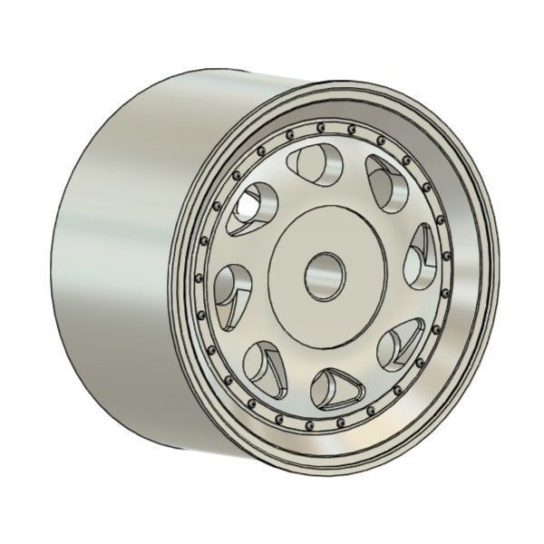 FIFTEEN52 TEARDROP RIMS FOR DIECAST 64 SCALE 3D print model_1