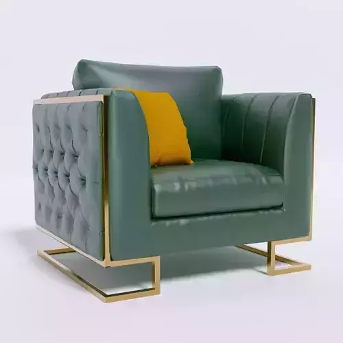 Arm chair Low-poly 3D model