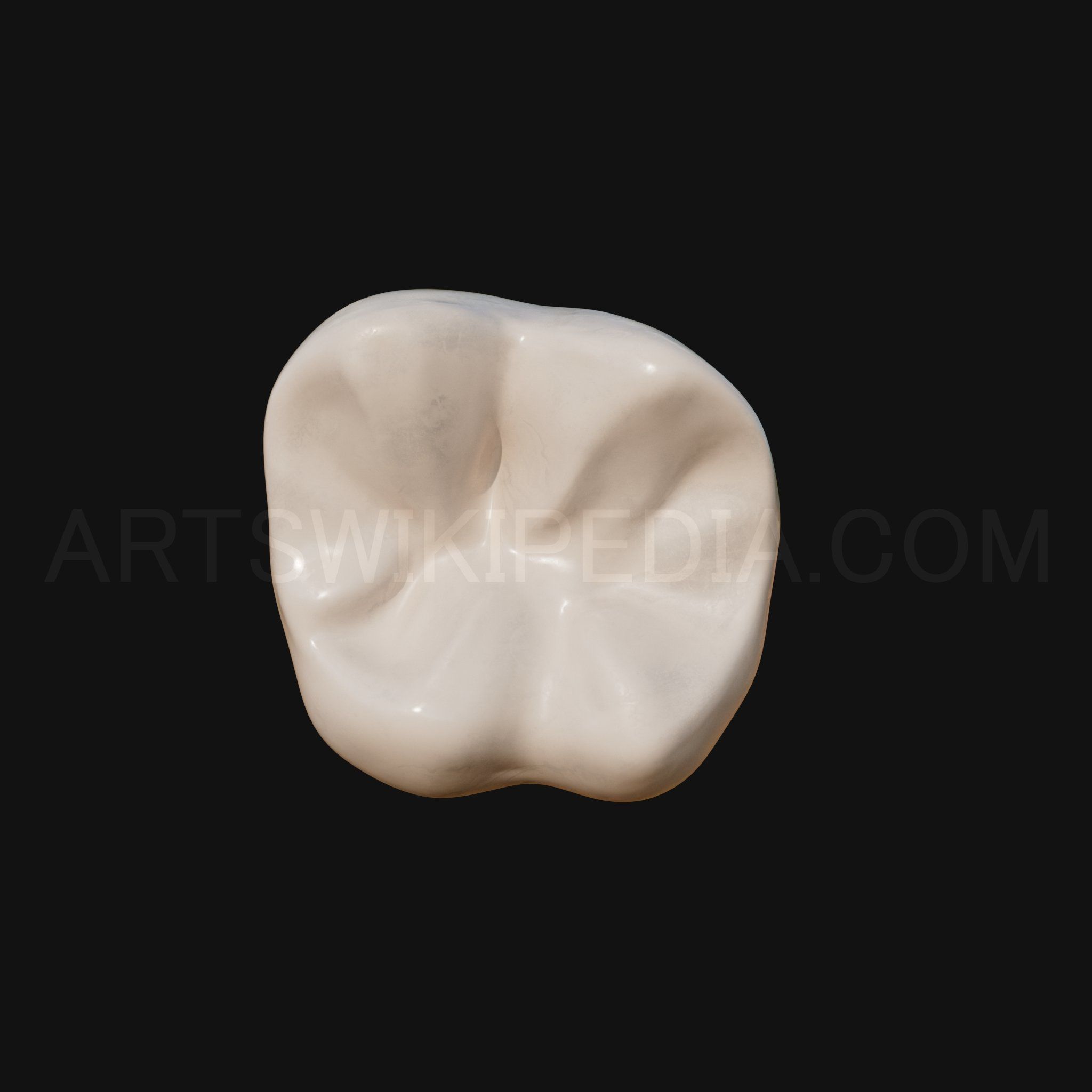 3D Model of Maxillary Left first moler 3D model_3