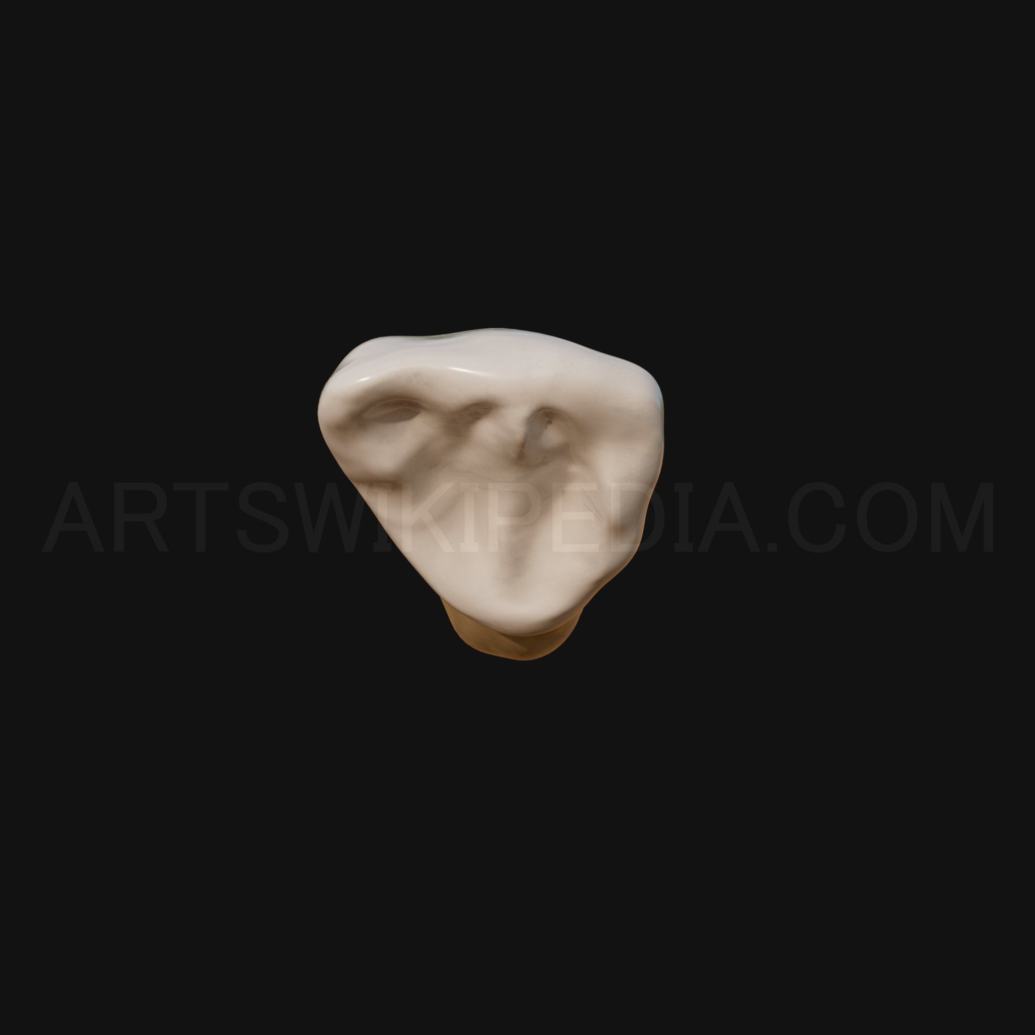 3D Model of Maxillary Left Central Incisor 3D model_4