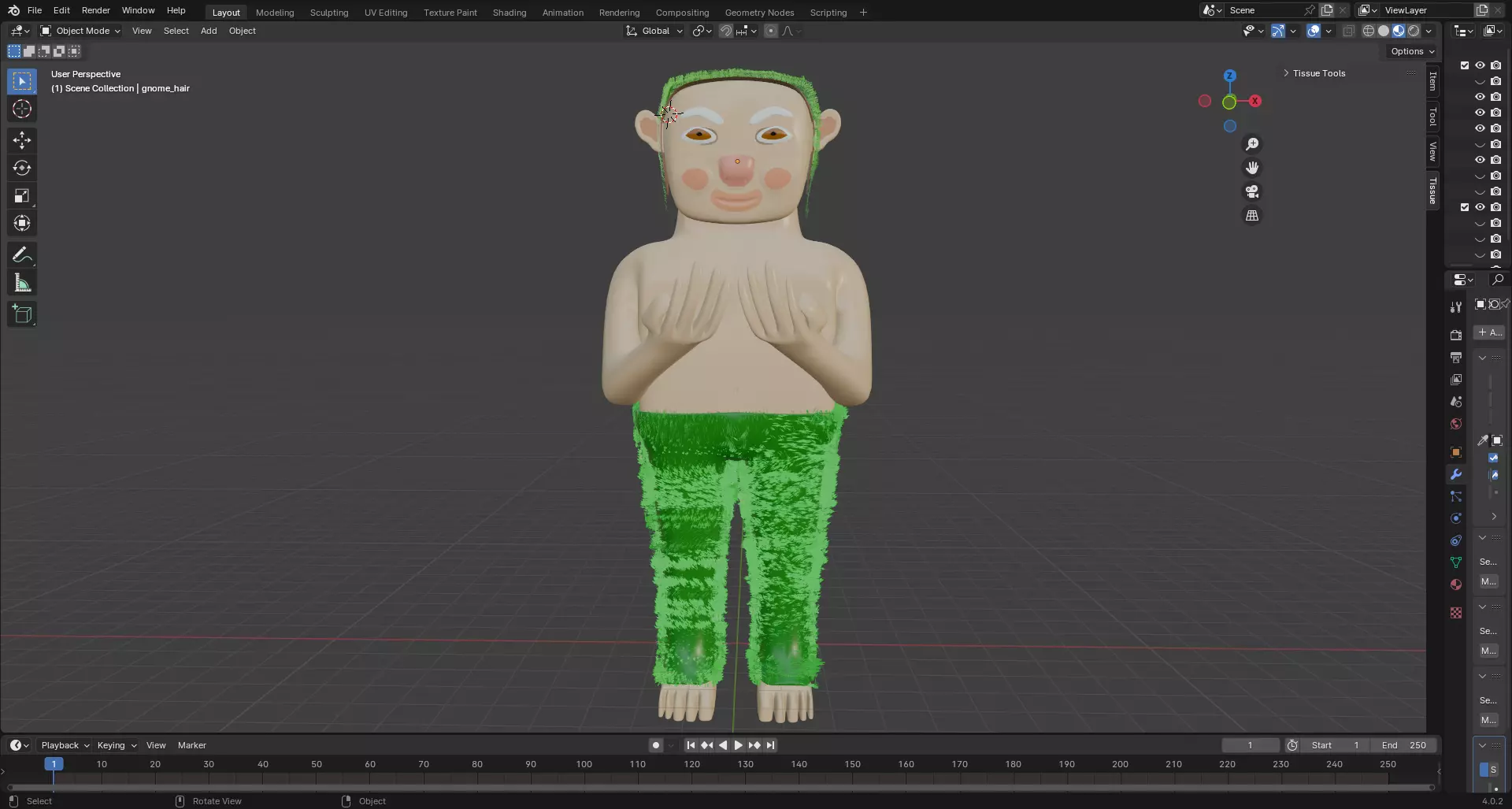 Gnome Elemental Earth 3D print model_0
