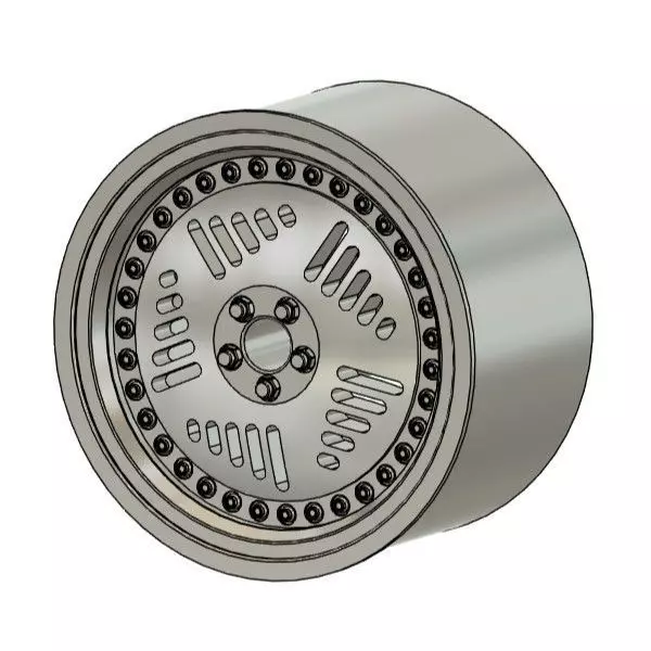 FIFTEEN52 MULLET RIMS FOR DIECAST 64 SCALE 3D print model_0