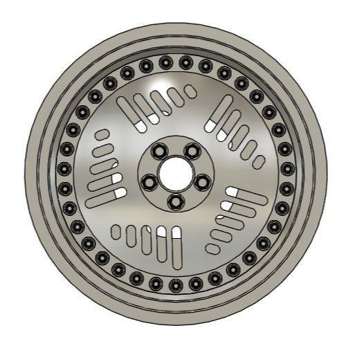 FIFTEEN52 MULLET RIMS FOR DIECAST 64 SCALE 3D print model_2