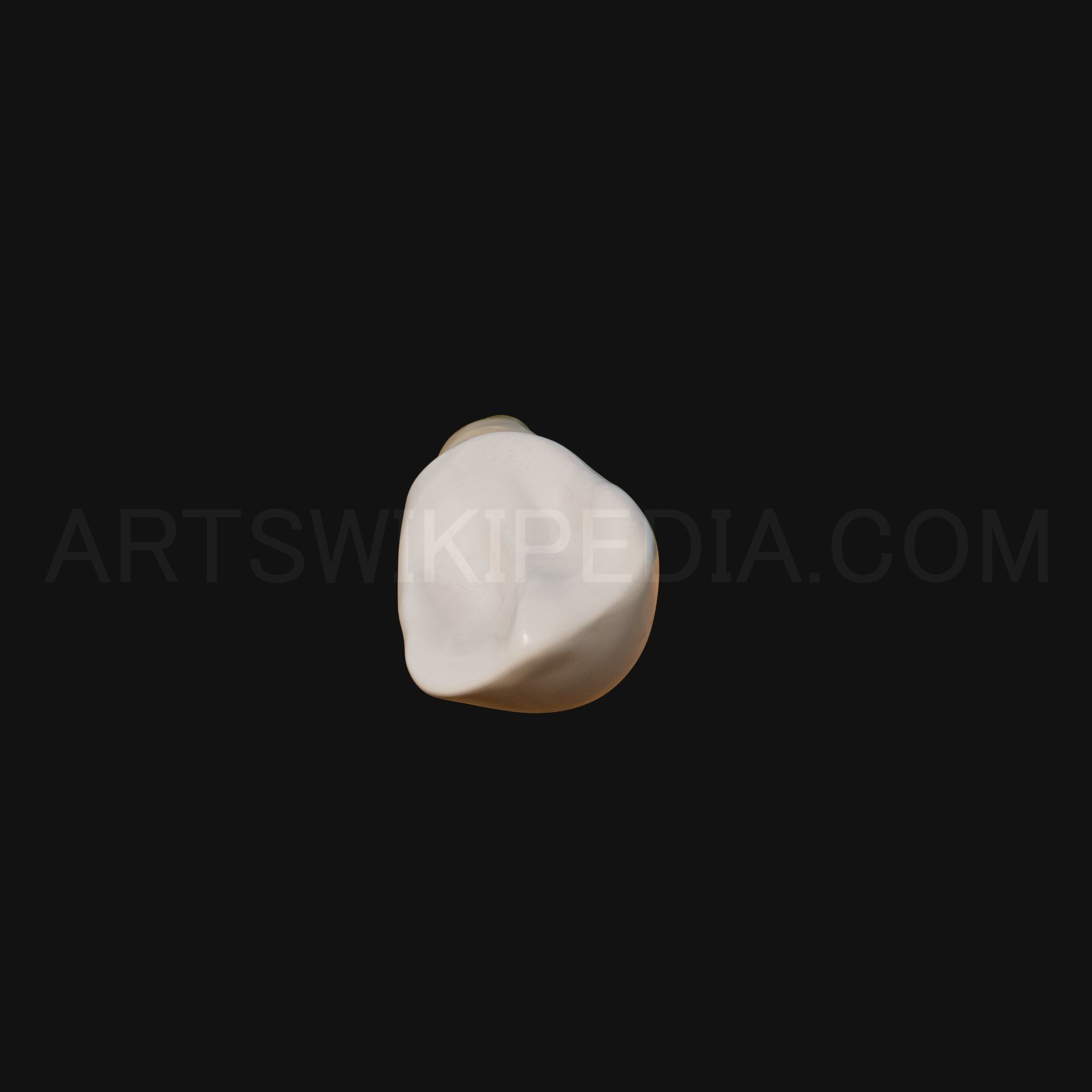 3D Model of mandibular left canine 3D model_3