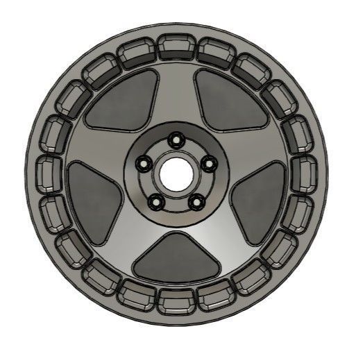 FIFTEEN52 TURBOMAC RIMS FOR DIECAST 64 SCALE 3D print model_2