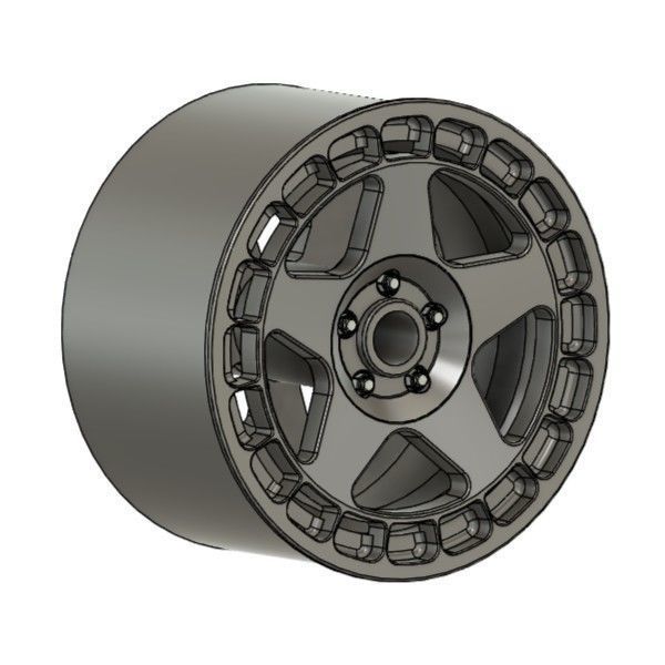 FIFTEEN52 TURBOMAC RIMS FOR DIECAST 64 SCALE 3D print model_1