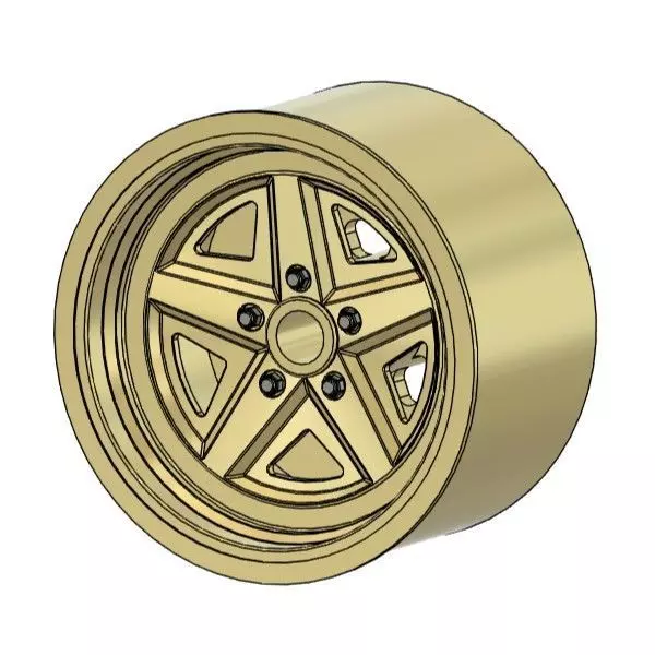 FIFTEEN52 OUTLAW003 RIMS FOR DIECAST 64 SCALE 3D print model_0