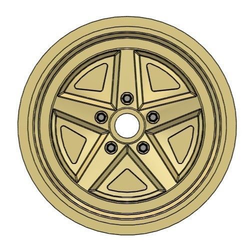 FIFTEEN52 OUTLAW003 RIMS FOR DIECAST 64 SCALE 3D print model_2