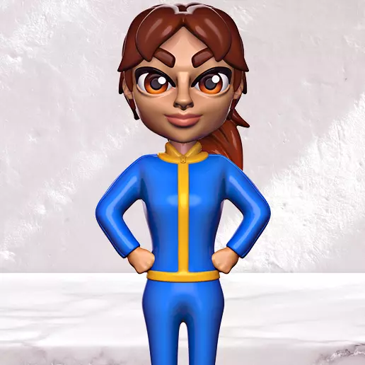 Jean Ella Purnell Fallout Series 3D print model