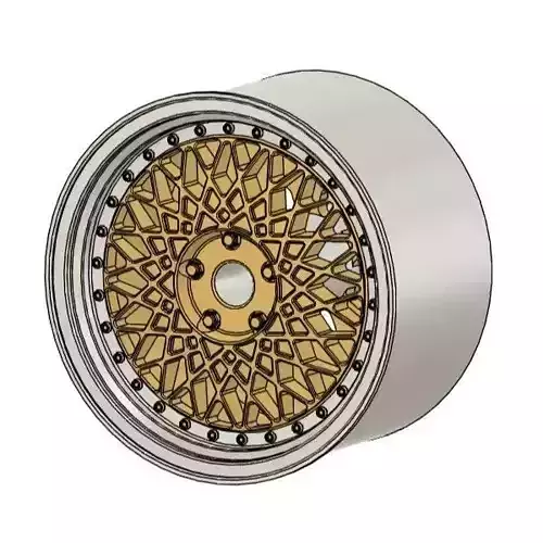 HRE 501 RIMS FOR DIECAST 64 SCALE