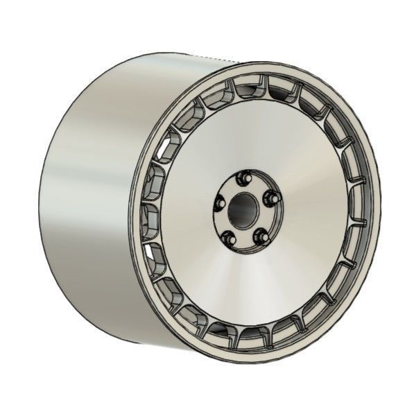 HRE 935 RIMS FOR DIECAST 64 SCALE 3D print model_1