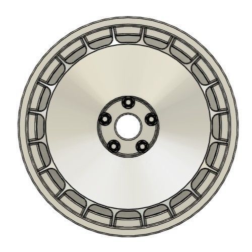 HRE 935 RIMS FOR DIECAST 64 SCALE 3D print model_2