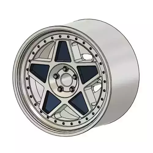 HRE 505 RIMS FOR DIECAST 64 SCALE 3D print model