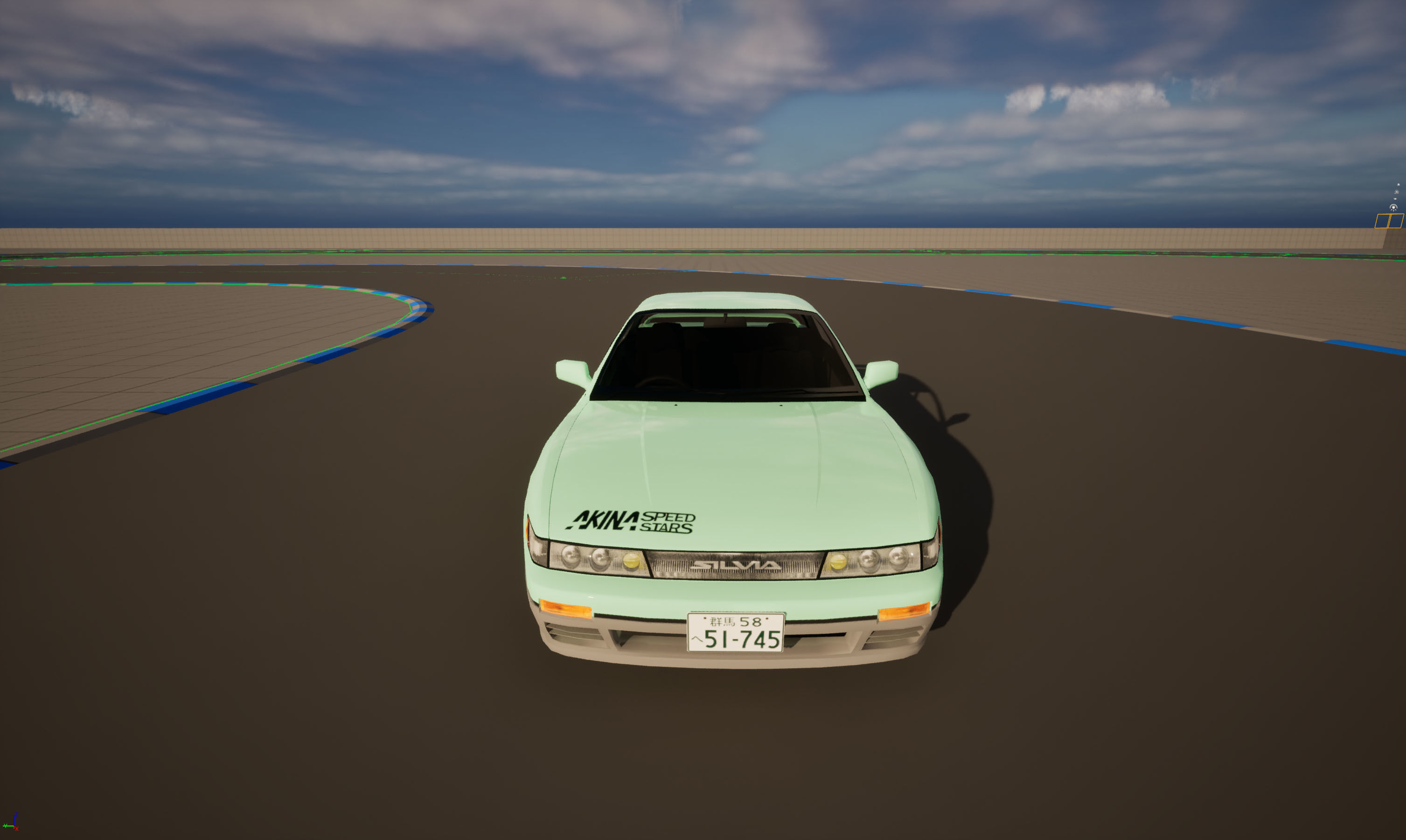 Nissan Silvia S13 Iketani style Low-poly 3D model_19