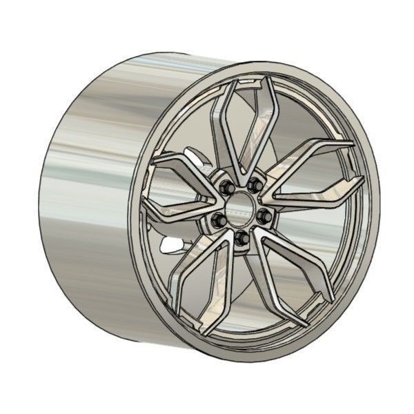 HRE S201H RIMS FOR DIECAST 64 SCALE 3D print model_1