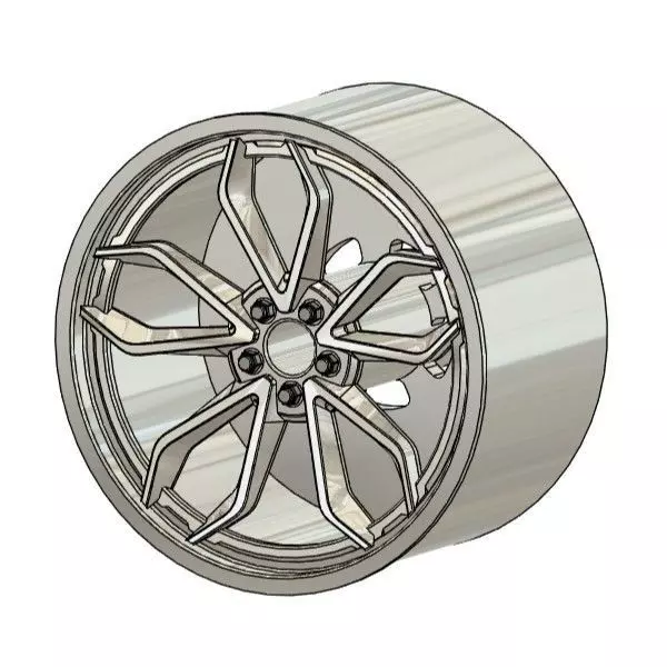 HRE S201H RIMS FOR DIECAST 64 SCALE 3D print model_0