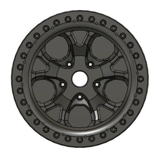 REKON B58B RIMS FOR DIECAST 64 SCALE 3D print model_2