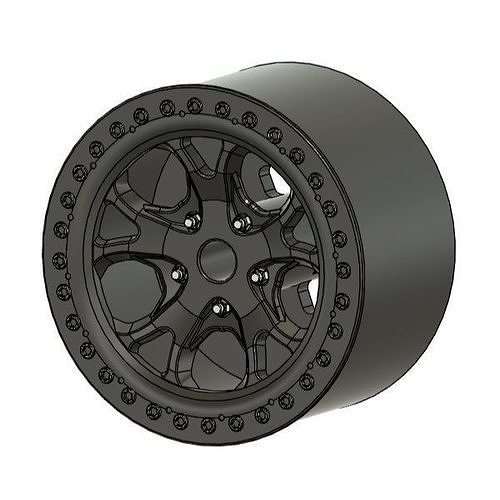 REKON B58B RIMS FOR DIECAST 64 SCALE 3D print model