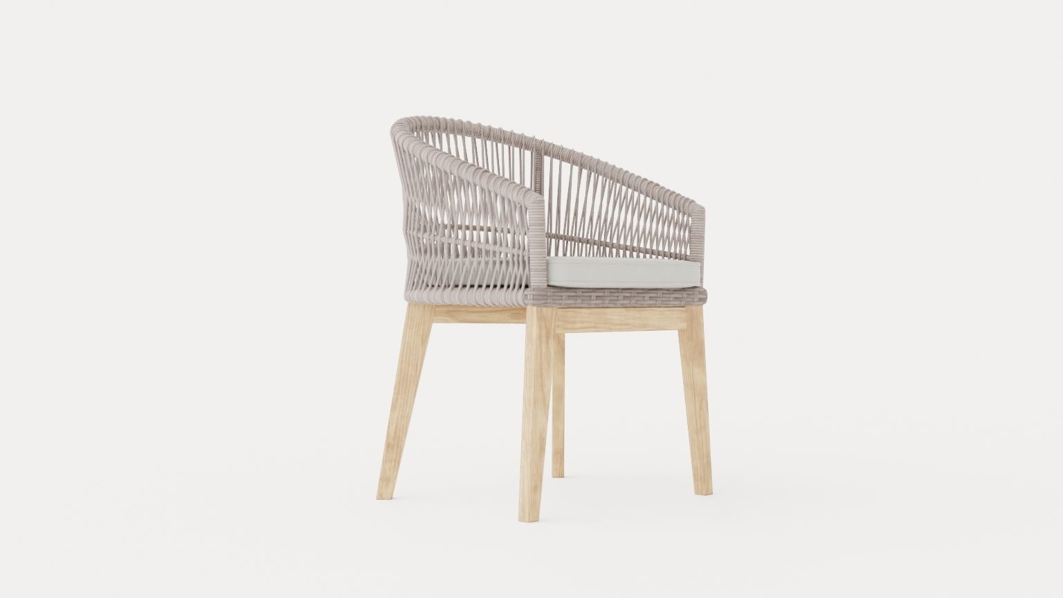 Himmelsnas lounge chair Low-poly 3D model_1