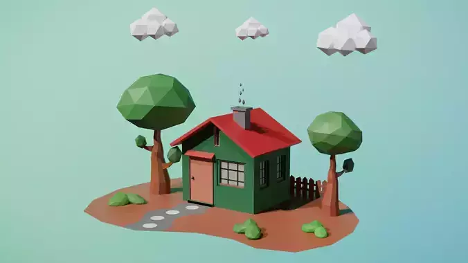 Low poly house 