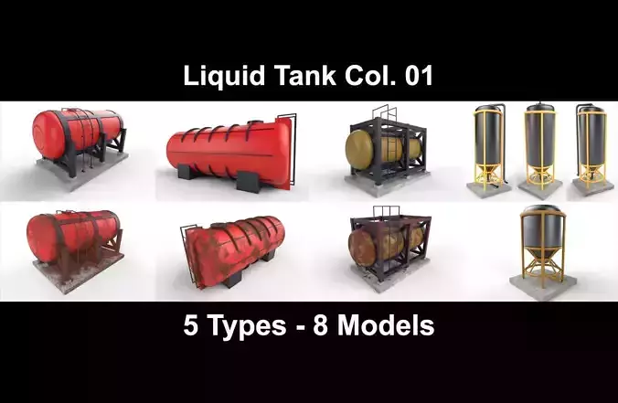 Liquid Tank Collection 01  Liquid Tank Collection 01